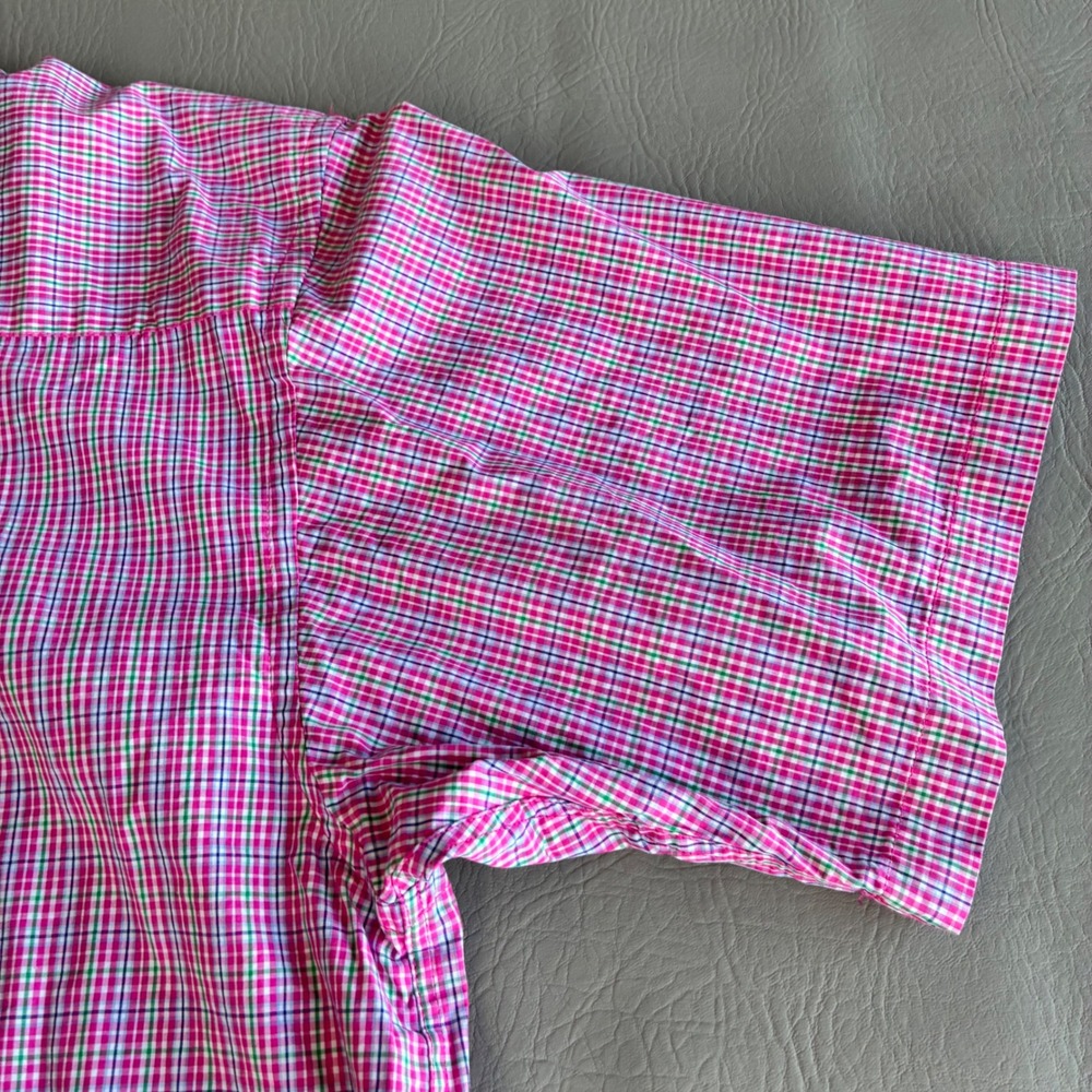 Wrangler George Strait Cowboy Cut Shirt 4XL Red Check Short Sleeve MGSR115 - Picture 9 of 13
